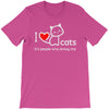i love cats it's people who annoy me T-Shirt