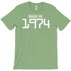 made in 1974 birthday celebration funny retro T-Shirt