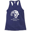 without a moustache einstein proud hirsute mustachioed grooming Racerback Tank