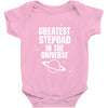 Greatest Stepdad In The Universe Baby Onesie