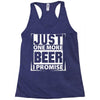 Just One More Beer I Promise Racerback Tank