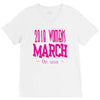 2018 Women's March On USA V-Neck Tee