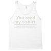 you read my Tank Top