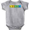 bazinga periodic table funny funny birthday present gift Baby Bodysuit