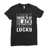 i didn't choose to be black Ladies Fitted T-Shirt