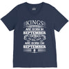 Real Kings Are Born On September 8 V-Neck Tee