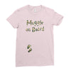 Muggle On Board Army Ladies Fitted T-Shirt