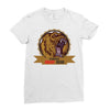danger angry bear Ladies Fitted T-Shirt