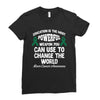 education is the most pwerful weapon you can use to change the world l Ladies Fitted T-Shirt