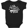 the hustle is real Baby Bodysuit