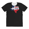 texan boxer lover All Over Women's T-shirt