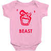 instinct attention gorilla beast Baby Bodysuit