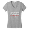 it's not that i'm immature Women's V-Neck T-Shirt