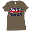 skinhead union Ladies Fitted T-Shirt