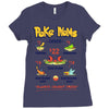 poke nom nom nom Ladies Fitted T-Shirt