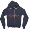 simpe fr Zipper Hoodie