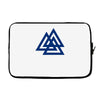 valknutr knoten der gefallenen odin nordisch symbol aspekte wotan Laptop sleeve