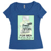 2 stroke aftershave, ideal birthday gift present. Women's Triblend Scoop T-shirt
