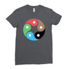 zentao symbol as evolution of the tao (yin yang) Ladies Fitted T-Shirt