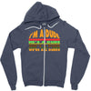 i'm a dude Zipper Hoodie