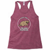 save the trash pandas Racerback Tank