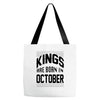 kings are born in october Tote Bags