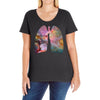 Cosmic Breath Ladies Curvy T-Shirt