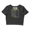 June Girl Facts Gemini Crop Top