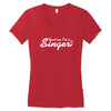 trust me, i'm a singer   gift for musician idol song musical voice tee Women's V-Neck T-Shirt