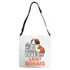 This Girl Loves Saint Bernard Adjustable Strap Totes