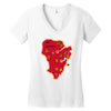 isla nublar Women's V-Neck T-Shirt