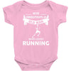 who loves running Baby Bodysuit