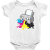 puker printer Baby Bodysuit