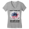 Veteran Don't Thank Me Thank My Brothers &amp; Sister Women's V-Neck T-Shirt