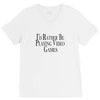 i'd rather be playing video games V-Neck Tee