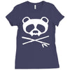 panda vampire skull Ladies Fitted T-Shirt