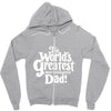 the world's greatest non biological dad Zipper Hoodie