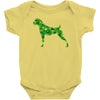 boxer leaf Baby Bodysuit