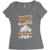 There Aren't Many Things I Love More Than Motorcycles Women's Triblend Scoop T-shirt