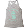 saint patrick made me do it Racerback Tank