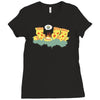 pizza campfire story Ladies Fitted T-Shirt