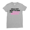 girls just want to have fundamental rights Ladies Fitted T-Shirt