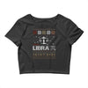 santa libra christmas ugly t shirts Crop Top