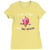 i do it for the ice cream Ladies Fitted T-Shirt