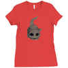 cute cat Ladies Fitted T-Shirt