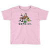 baseball game on short Toddler T-shirt