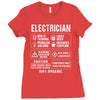 Electrician Ladies Fitted T-Shirt