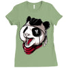 panda pirate Ladies Fitted T-Shirt