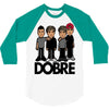 dobre twins dobre brother 3/4 Sleeve Shirt
