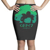 mega grass Pencil Skirts